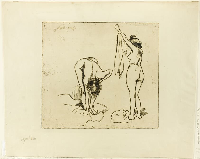 Two Women Drying Themselves, Suzanne Valadon