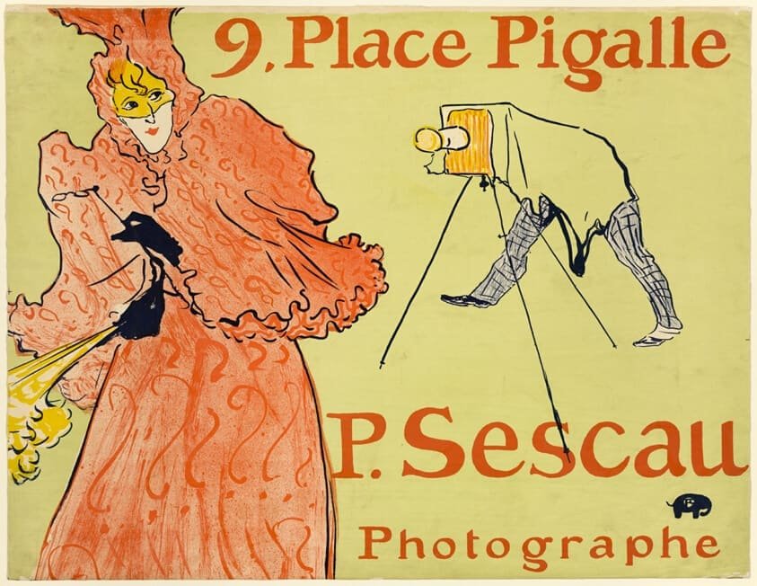 The Photographer Sescau, Henri de Toulouse-Lautrec