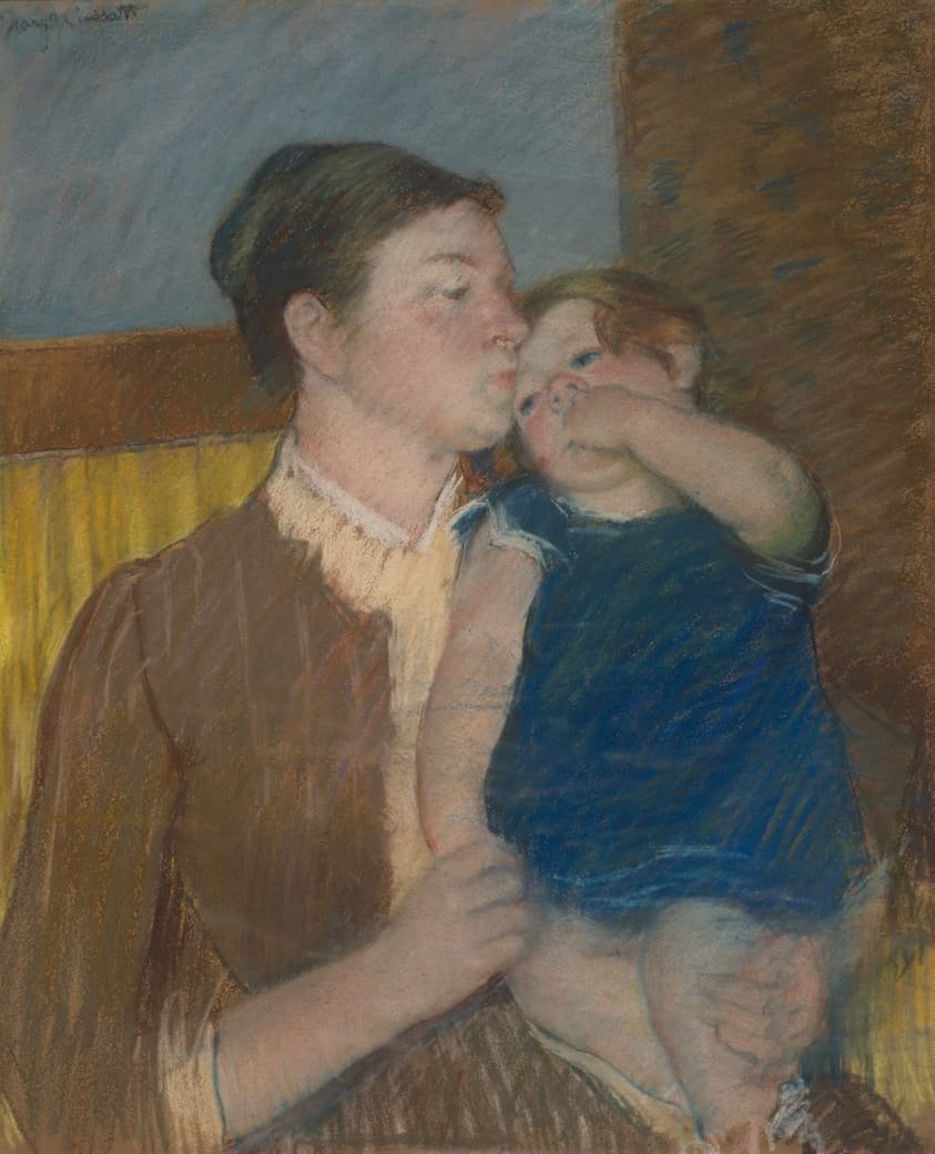 Mother's Goodnight Kiss, Mary Cassatt